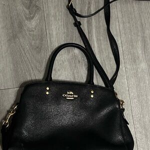 Coach Black Leather Handbag